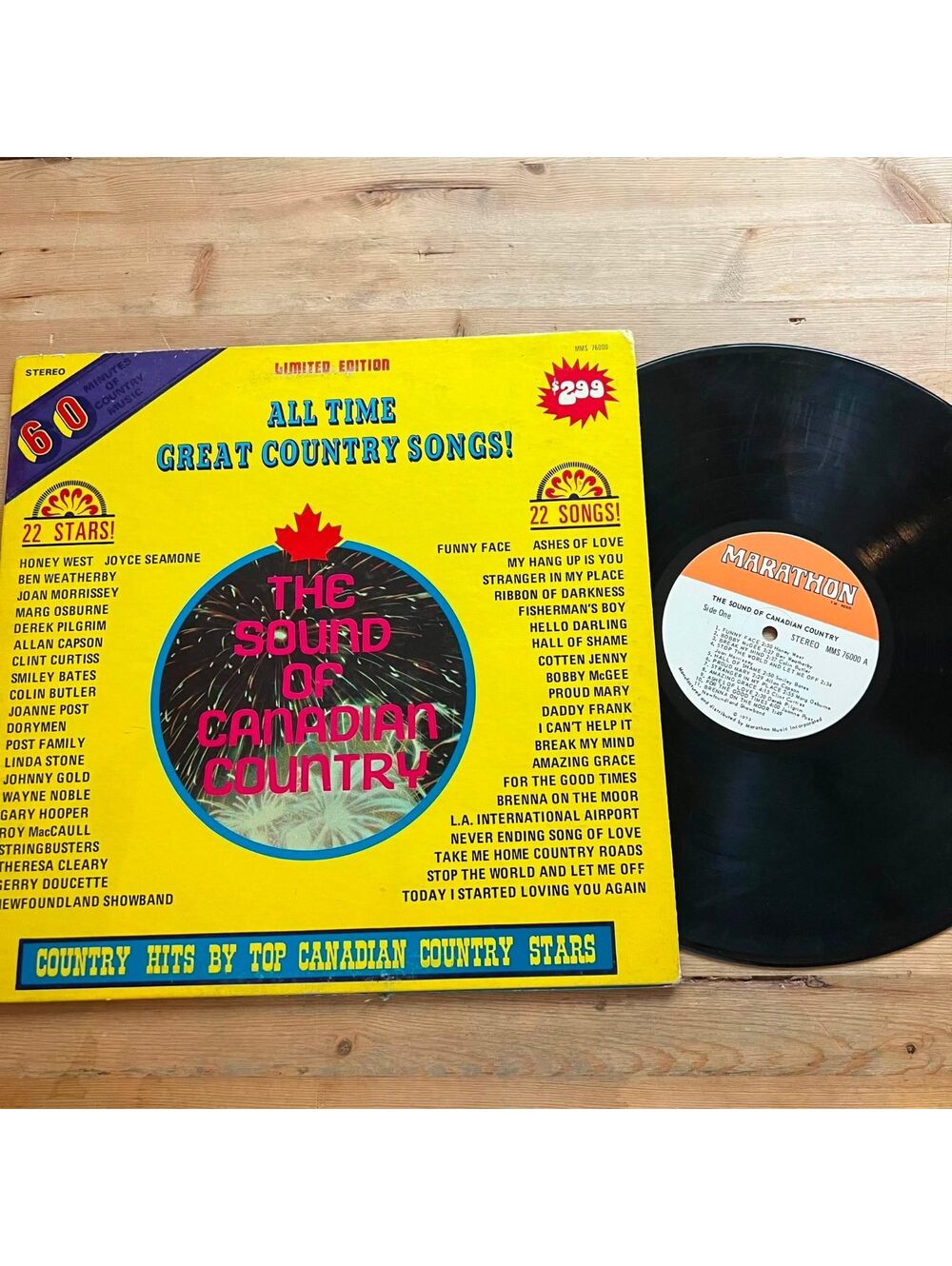 Various - All Time Great Country Song! 33rpm VG+ VR16